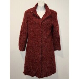 John Caruana Mohair Blend Vintage Long Coat Jacket Size 12 EUC!!
